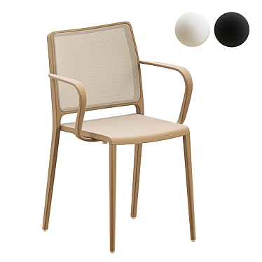 Elegant Mya Collection Chair 3D model image 1 