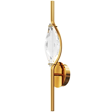 Elegant Foresight Wall Sconce 3D model image 1 