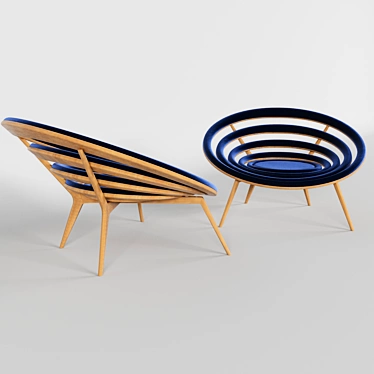 Ring Garden Chair by NZ Furniture 3D model image 1 