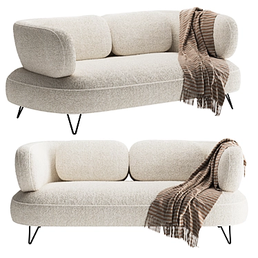 Kare Design - Sofa Peppo 2-Seater Boucle White