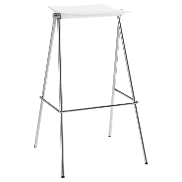 Modern Metal Bar Stool Naamanka 3D model image 1 