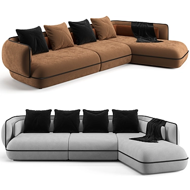 Trussardi Casa Nebula sofa 364 cm