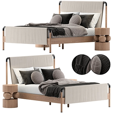 Harriett bed with Taos side table