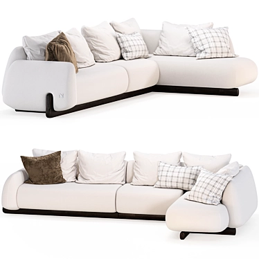 Sofa from the Natuzzi factory, Mirai Set 2 series