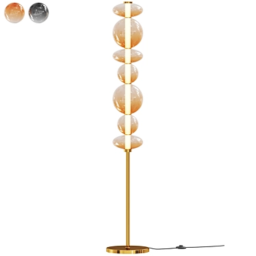 Elegant Mod307 Table Lamp 3D model image 1 