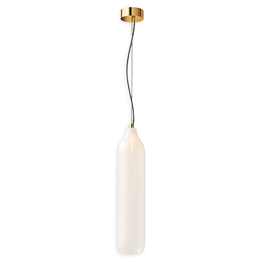 Sleek Flute Pendant Light 3D model image 1 