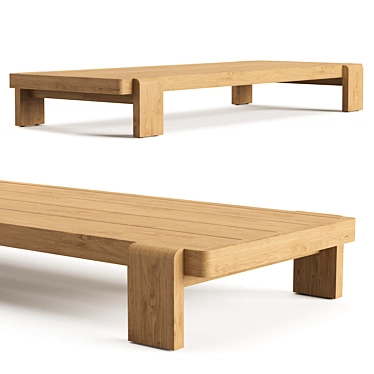 RH VIGO TEAK RECTANGULAR COFFEE TABLE