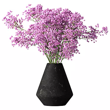 Elegant Blossom Bouquet Set 3D model image 1 