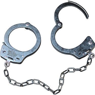 Law Enforcement Handcuffs 3D model image 1 