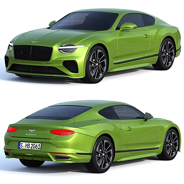 Bentley GT Speed 2025: Luxurious Evolution 3D model image 1 