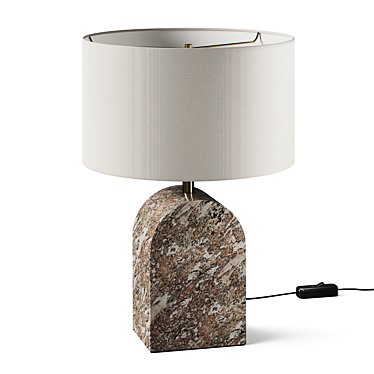 Modern Adjustable Table Lamp Set 3D model image 1 