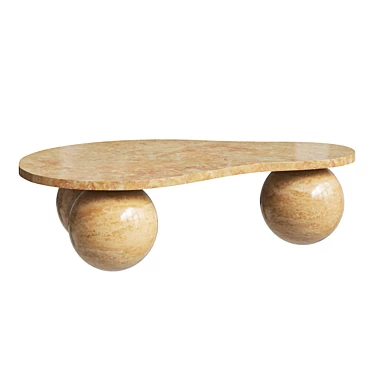 Sphere Travertine Coffee Table