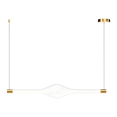 Elegant Loop Pendant Light 3D model image 1 