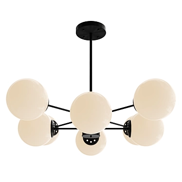 Elegant Modern Ceiling Lamp 3D model image 1 