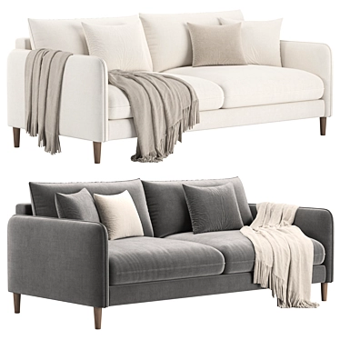 Modern Classic Randy Sofa 3D model image 1 