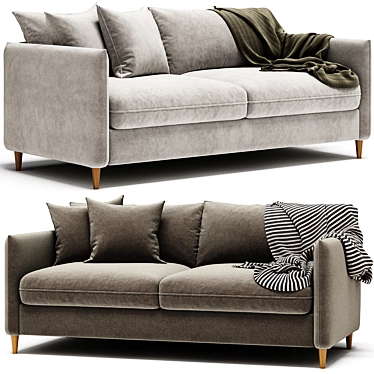 Modern Palermo Sofa 2017 Model 3D model image 1 