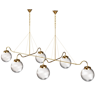 Luxury Hayden Chandelier 3D Model 3D model image 1 