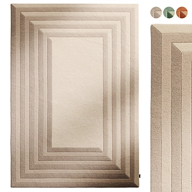 Benuta Wool Rug Tilo Collection 3D model image 1 