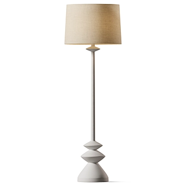 Elegant Hope Floor Lamp 3D model image 1 