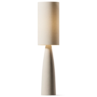 Elegant Caylon Floor Lamp 3D model image 1 