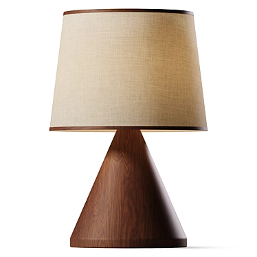 Elegant Amalia Table Lamp 3D model image 1 