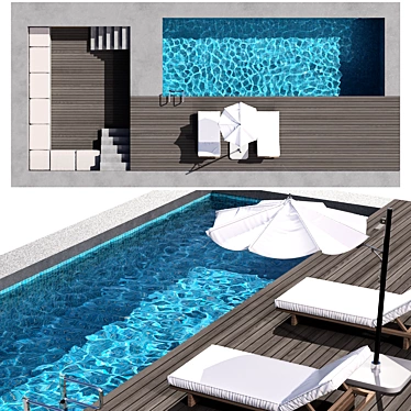 Virtual Pool Model 113 3D model image 1 