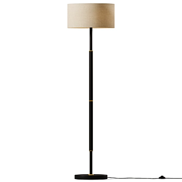 Remote Control Traditional Floor Lamp 3D model image 1 