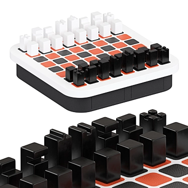 Delos Corian Chess Set