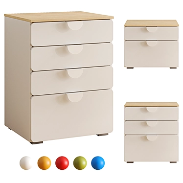 Milne's children's dressers from divan.ru