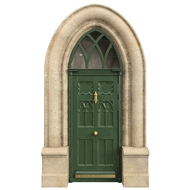 Classic Door 3D Model Max 3D model image 1 