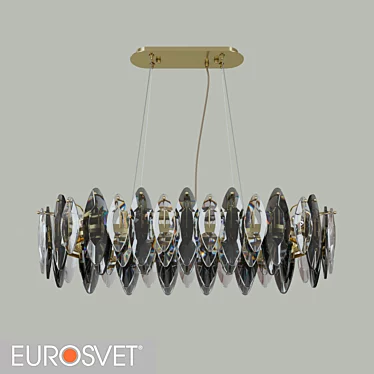 Bogates Onyx Crystal Chandelier 8-Light 3D model image 1 