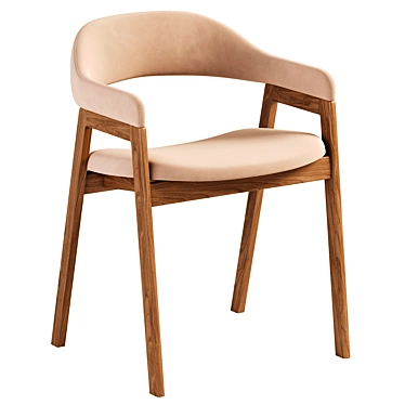 Modern Abilene Dining Chair 3D model image 1 