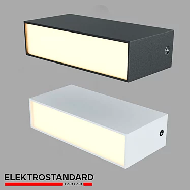 Block LED Ceiling Light 10W 3D model image 1 