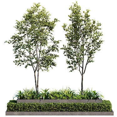 Outdoor Plant 26 Replica Statute 3D model image 1 