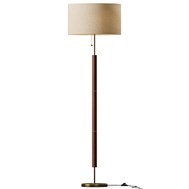 Sleek Modern Fernando Floor Lamp 3D model image 1 