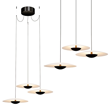 Elegant Marset Led Pendant Lamp 3D model image 1 