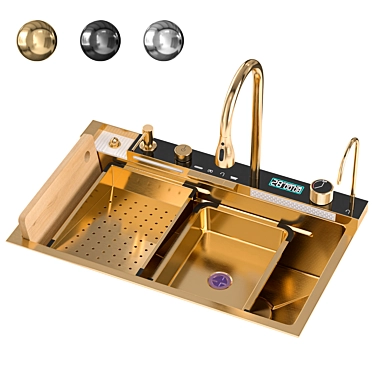 Drop-in Workstation Kitchen Sink