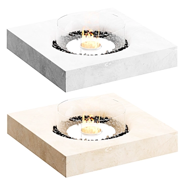 EcoSmart Fire ROUND 20 Fireplace 3D model image 1 