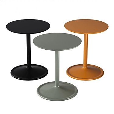 Contemporary Muuto Soft Side Table 3D model image 1 