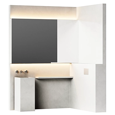 Modern minimalist bathroom furniture