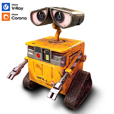 Robot Wall-E Toy for Room 3D model image 1 