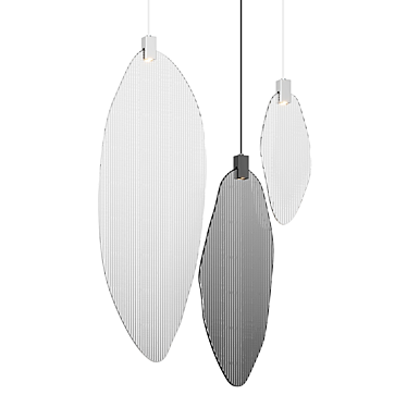 Modern Designer Harpe Pendant Lamp 3D model image 1 