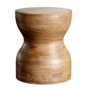 Mazy Mazy solid mango wood side table, Ø 40 cm