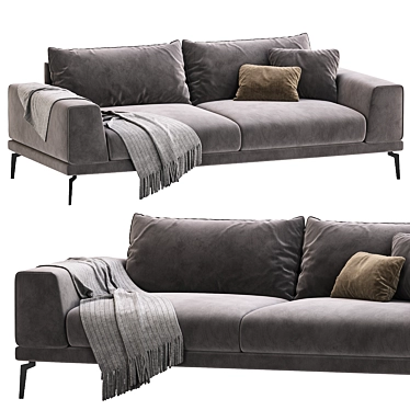 Raven 3 Seater Anthracite Sofa