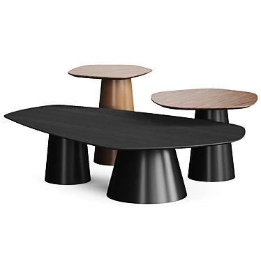 Mauro Lipparini Designer Coffee Tables 3D model image 1 