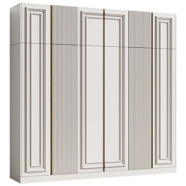 Corona Modular Classic Wardrobe 3D model image 1 