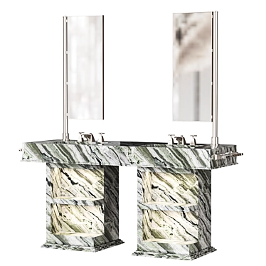 My Love Marble Double Vanity 3D model image 1 