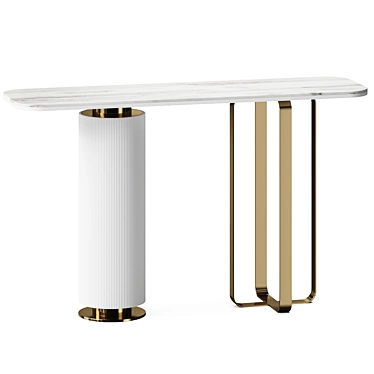 Contemporary Shyan Console Table: Vray/Corona/OBJ 3D model image 1 