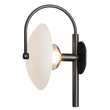 Modern Aperture Wall Lamp - Vray & Corona Included 3D model image 1 