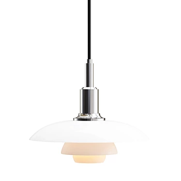 Modern Pendant Light Fixture Poulse 3D model image 1 